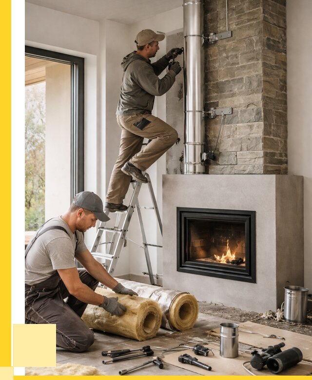 Монтаж дымоходов для каминов в Евпатории от 15800 р. ЭриданЕвп