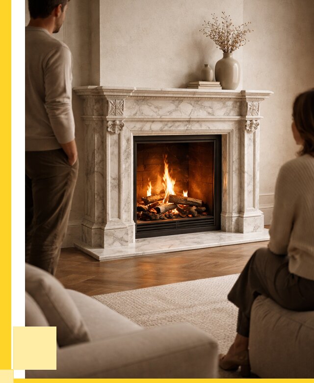 Мраморные камины под ключ в Евпатории от 263325 р. | ЭриданЕвп