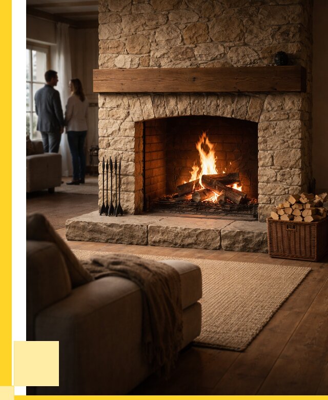 Открытые камины под ключ в Евпатории от 157995 р. ЭриданЕвп