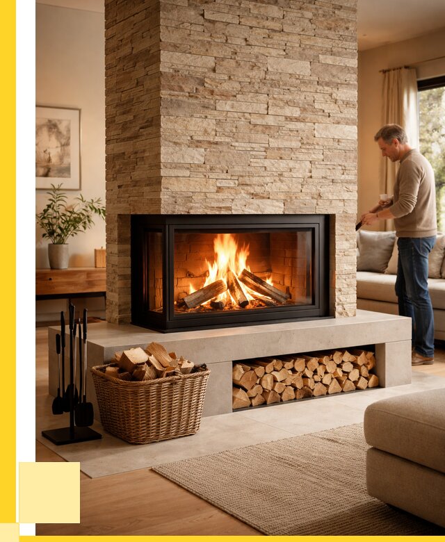 Дровяной камин под ключ в Евпатории от 210660 р. | ЭриданЕвп