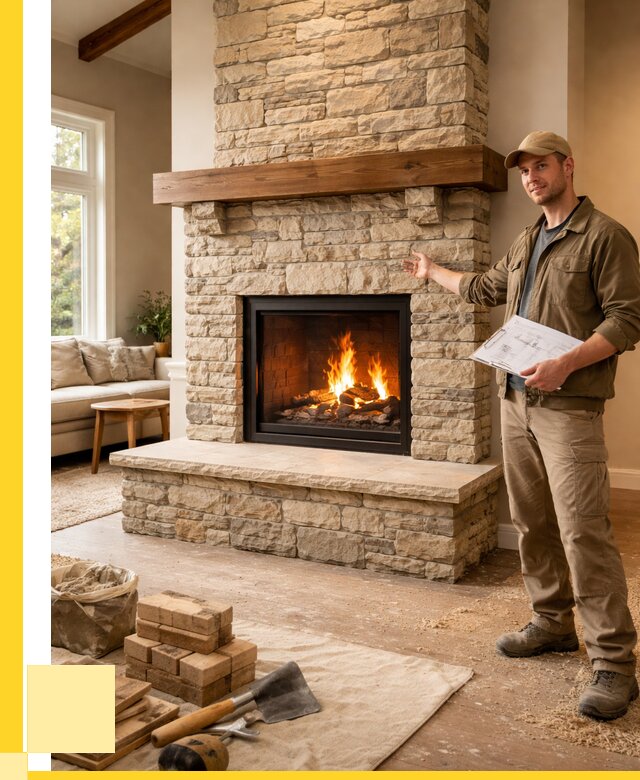 Камины под ключ в Евпатории от 189594 р. | ЭриданЕвп — установка