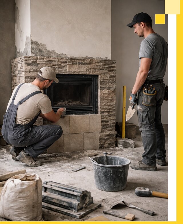 Камины под ключ в Евпатории: проект, изготовление и монтаж