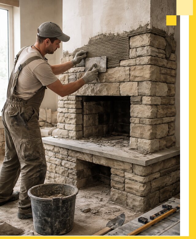 Строительство каминов под ключ в Евпатории от проектирования до монтажа