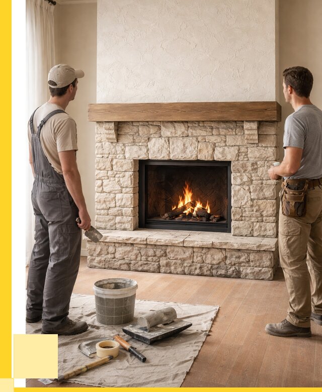 Отделка каминов в Евпатории от 6846 р. под ключ | ЭриданЕвп