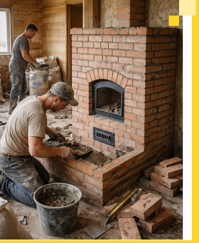 Профессиональное строительство печей в Евпатории под ключ