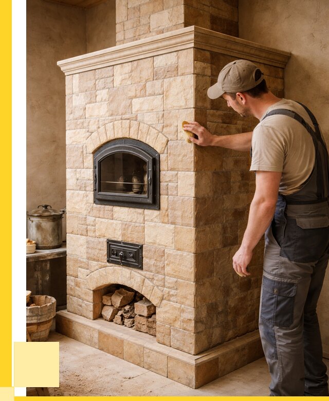 Облицовка печей в Евпатории от 4740 р. под ключ | ЭриданЕвп