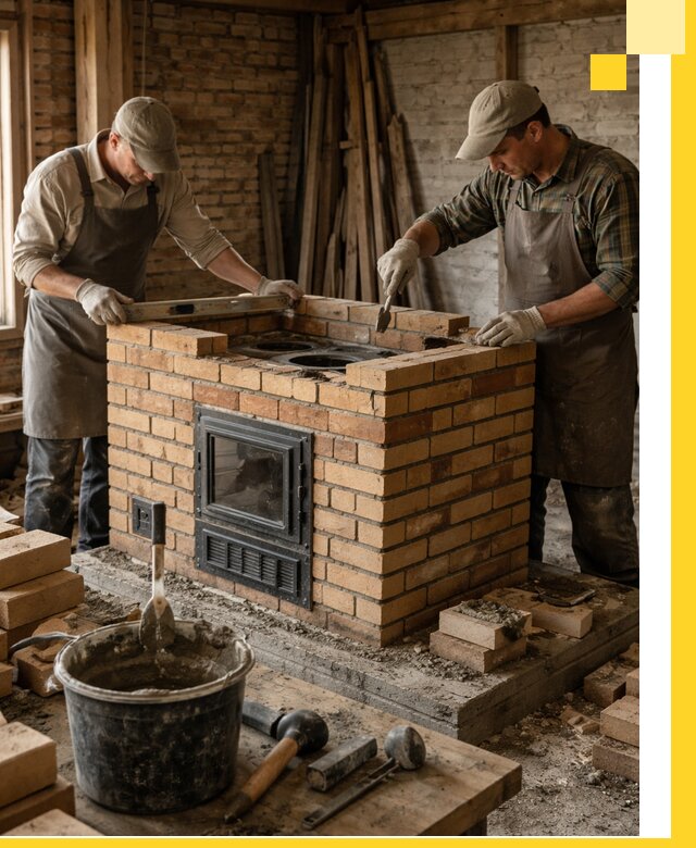 Изготовление и установка варочных печей под ключ в Евпатории