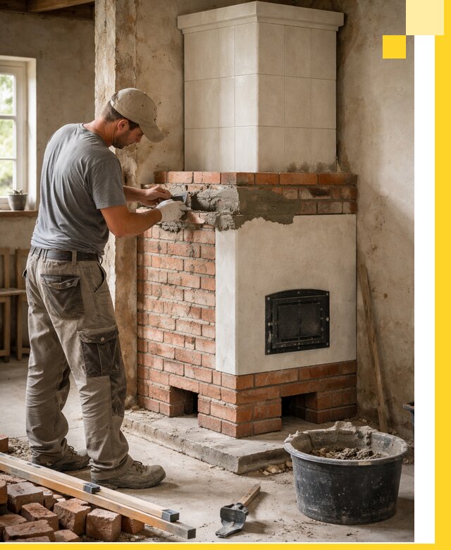 Изготовление и установка печей-голландок под ключ в Евпатории