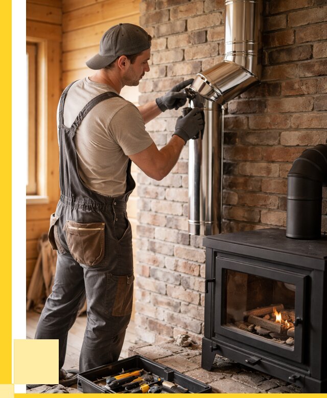 Монтаж дымоходов для печей в Евпатории от 7900 р. | ЭриданЕвп