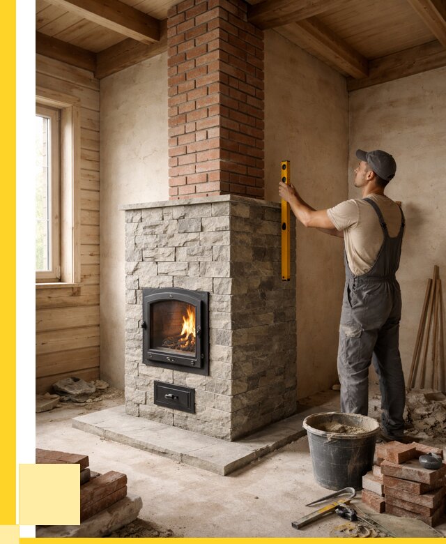 Печи и дымоходы под ключ в Евпатории от 47399 р., ЭриданЕвп