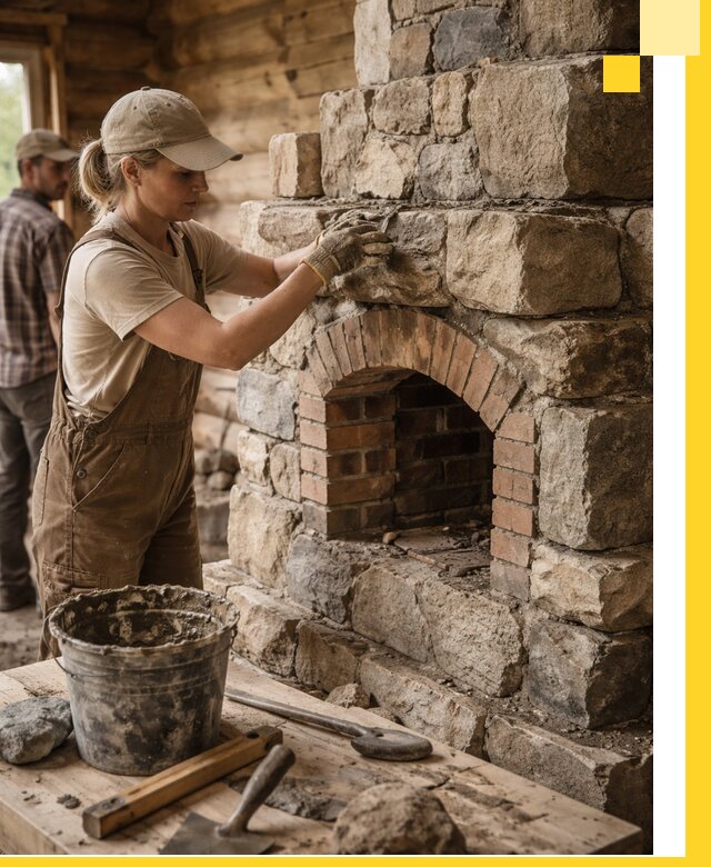 Каменные печи на заказ и монтаж в Евпатории, долговечные решения