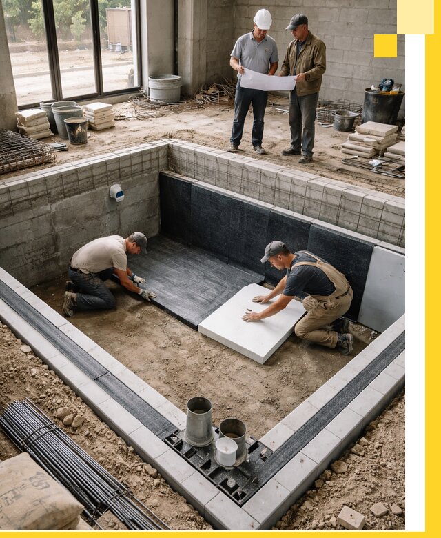 Проекты частных и общественных бассейнов под ключ в Евпатории