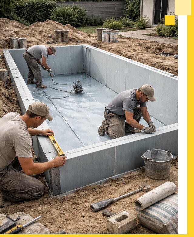 Профессиональный монтаж бассейнов под ключ в Евпатории с гарантией