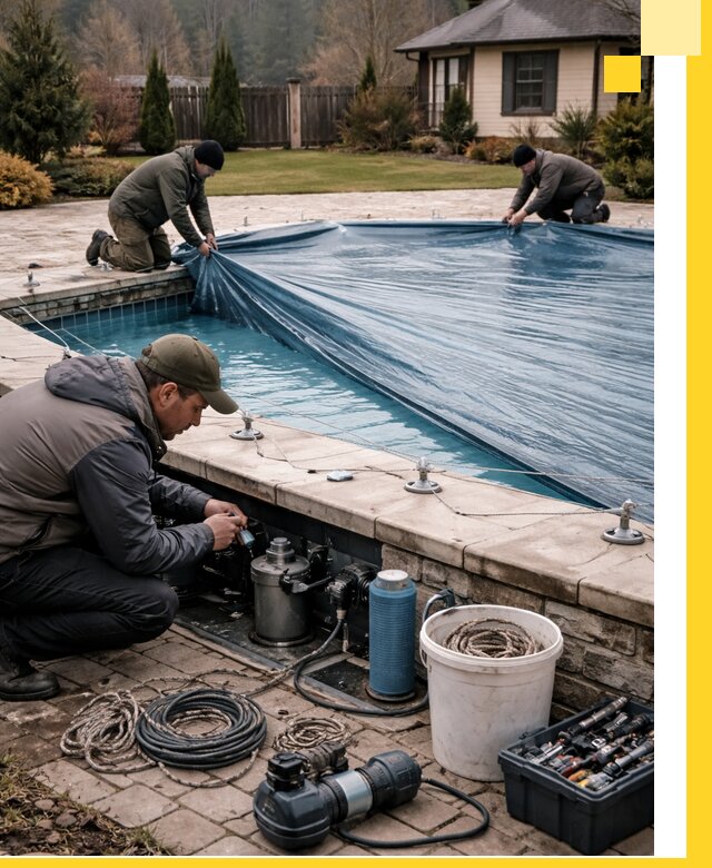 Консервация бассейнов в Евпатории: подготовка к длительному хранению