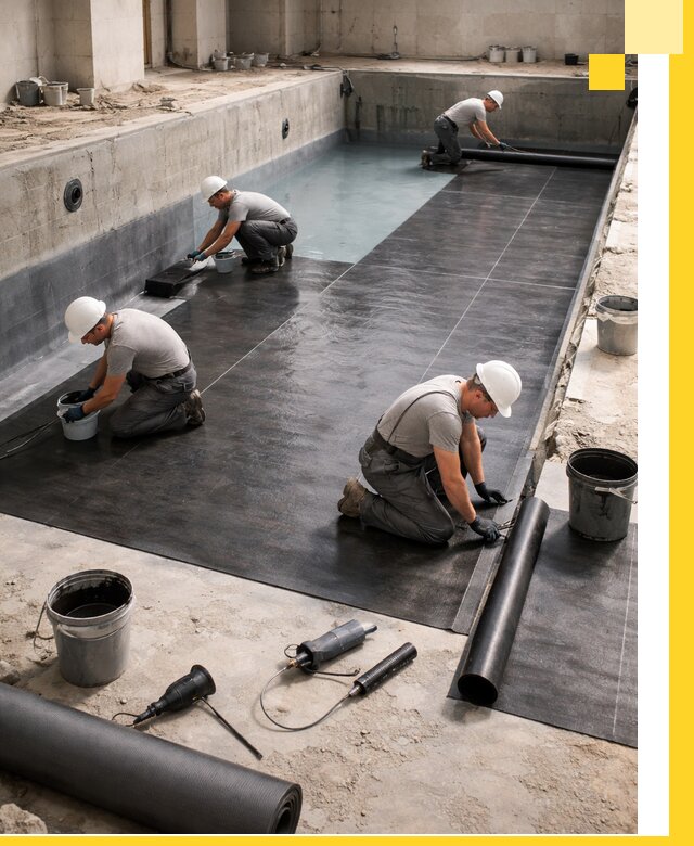 Профессиональная гидроизоляция бассейнов и чаш в Евпатории под ключ