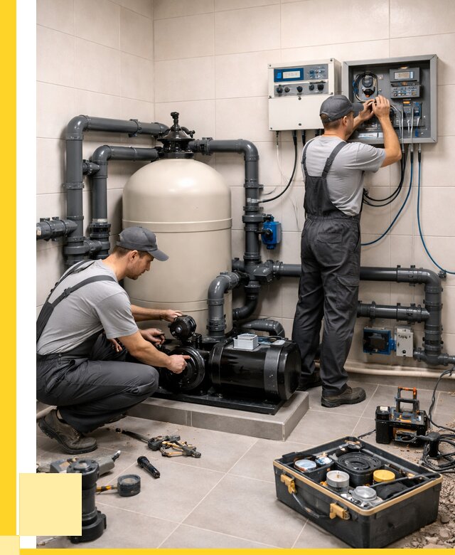 Монтаж оборудования для бассейнов в Евпатории от 42132 р. | ЭриданЕвп