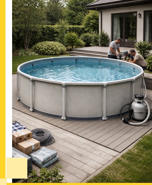 Купить каркасные бассейны в Евпатории от 47399 р. | ЭриданЕвп