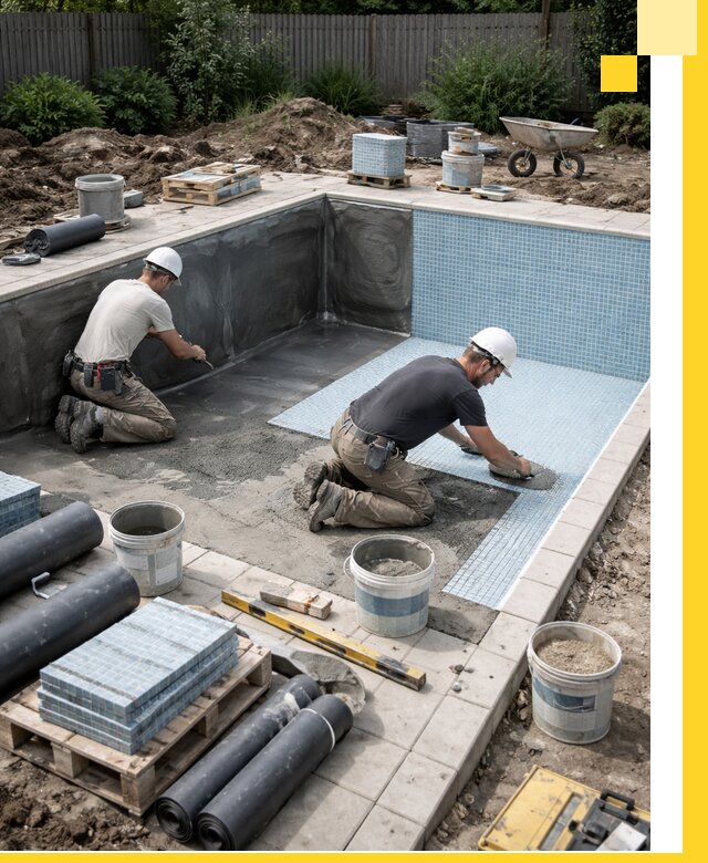 Проектирование и строительство стационарных бассейнов в Евпатории