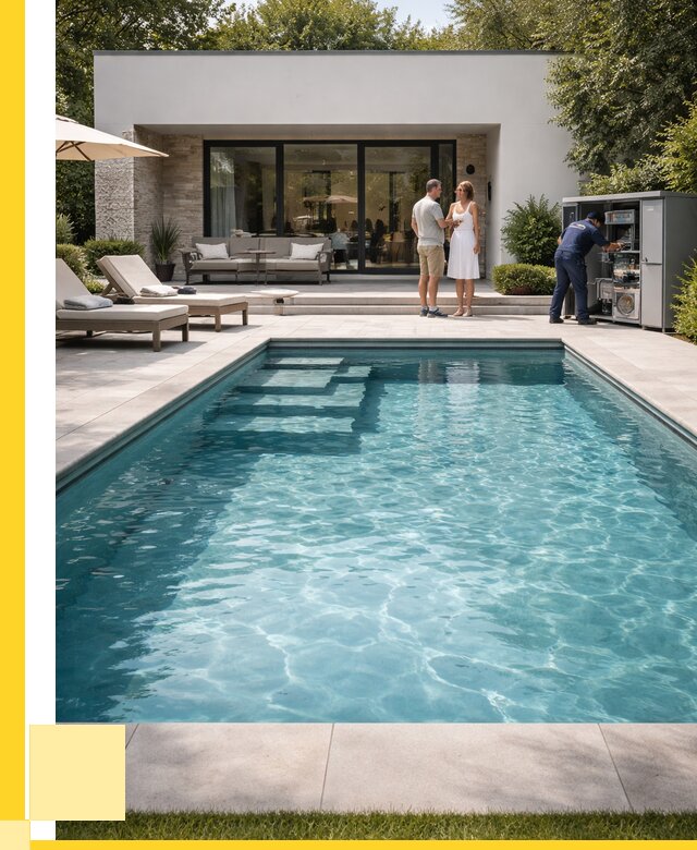 Бассейн в доме в Евпатории под ключ от 1263960 р. | ЭриданЕвп