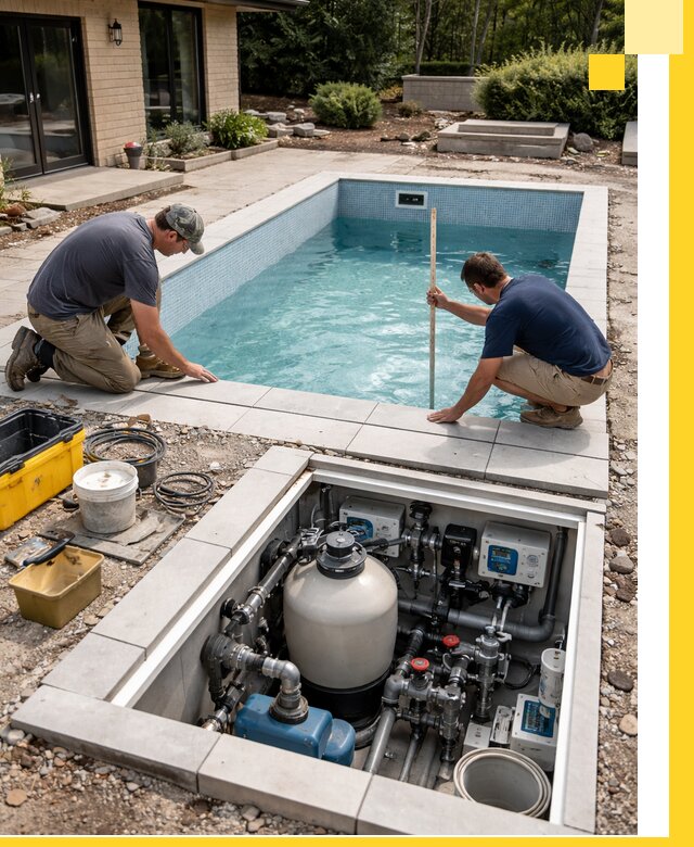 Строительство качественных домашних бассейнов под ключ в Евпатории