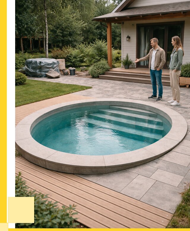 Бассейн на даче под ключ в Евпатории от 210660 р., ЭриданЕвп