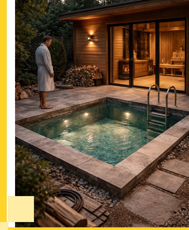 Бани с бассейном под ключ в Евпатории от 100064 р. | ЭриданЕвп