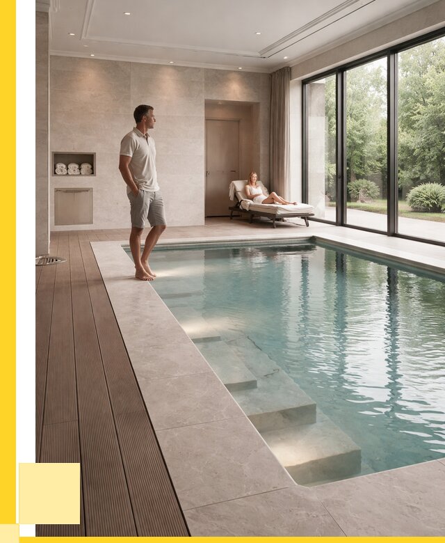 Бассейны в коттедже под ключ в Евпатории от 1263960 р. | ЭриданЕвп