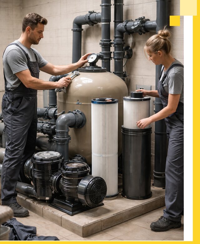 Фильтры и системы фильтрации для бассейнов в Евпатории