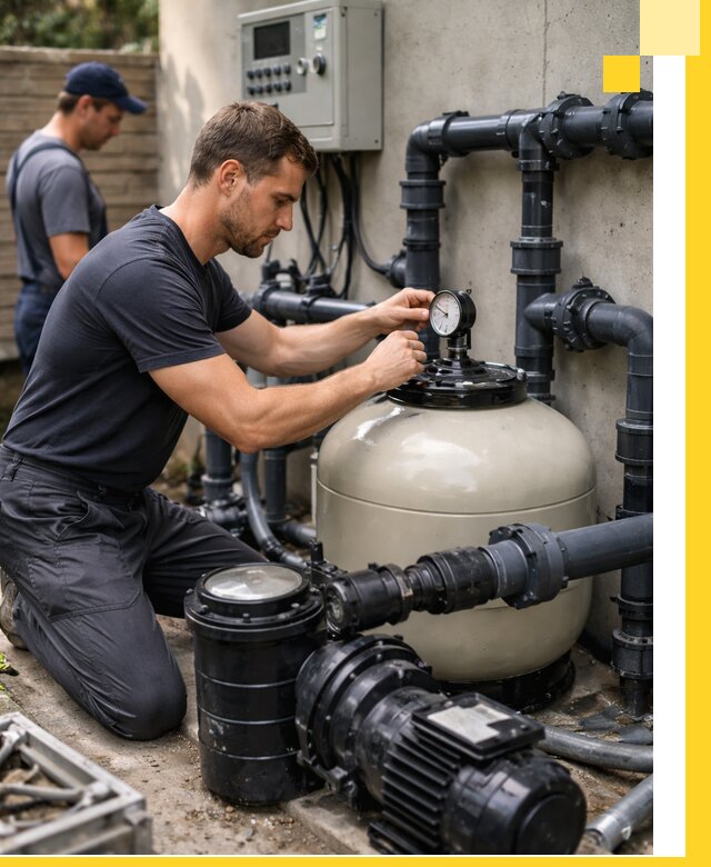 Поставка и монтаж фильтровального оборудования для бассейнов в Евпатории