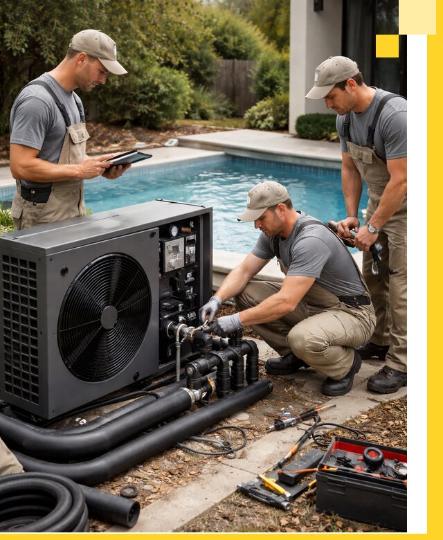 Проектирование и установка тепловых насосов для бассейнов в Евпатории