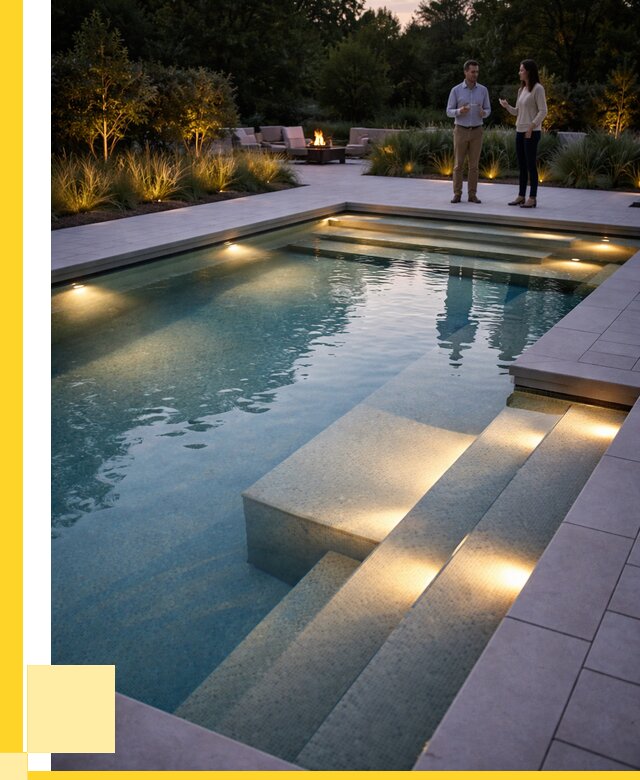 Освещение бассейнов в Евпатории под ключ от 26333 р. | ЭриданЕвп