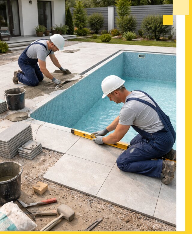 Строительство и монтаж плавательных бассейнов под ключ в Евпатории