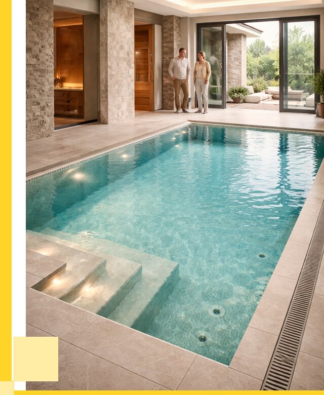 Бассейн во дворе в Евпатории: проект, отделка от 1263960 р. | ЭриданЕвп