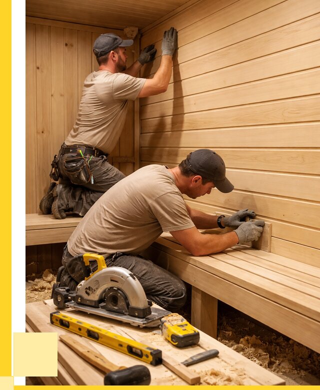 Обшивка саун вагонкой в Евпатории от 2633 р. | ЭриданЕвп