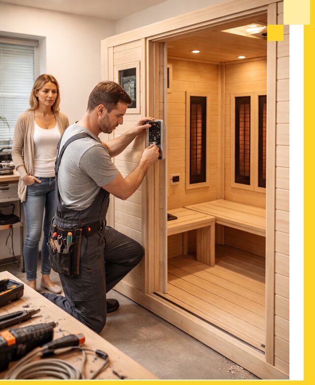 Инфракрасные сауны под ключ в Евпатории продажа и установка