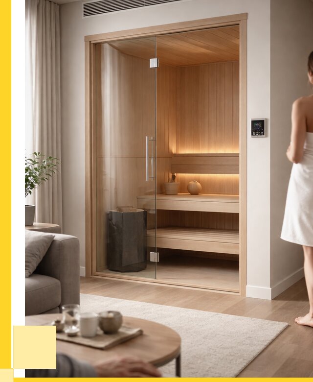 Сауна в квартире под ключ в Евпатории от 126396 р. ЭриданЕвп