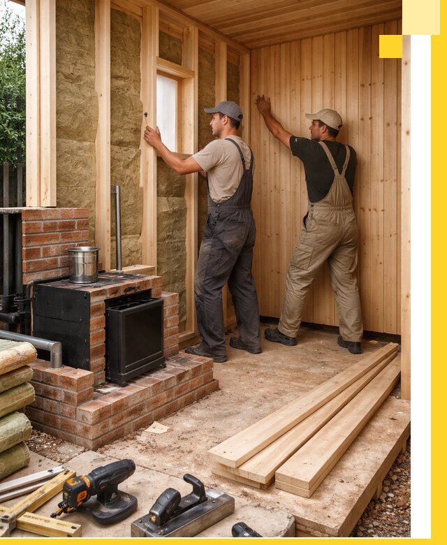 Строительство и установка дачных саун под ключ в Евпатории