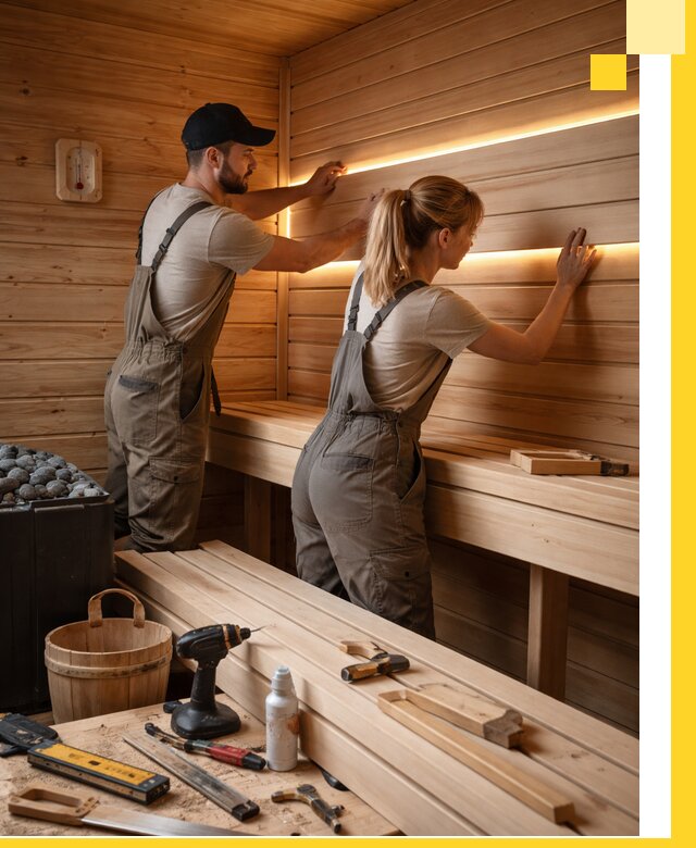 Дизайн саун и бань под ключ с индивидуальным проектом в Евпатории