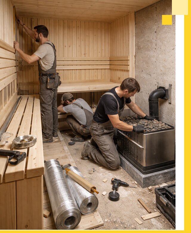 Индивидуальные сауны на заказ в Евпатории под ключ, проект и монтаж