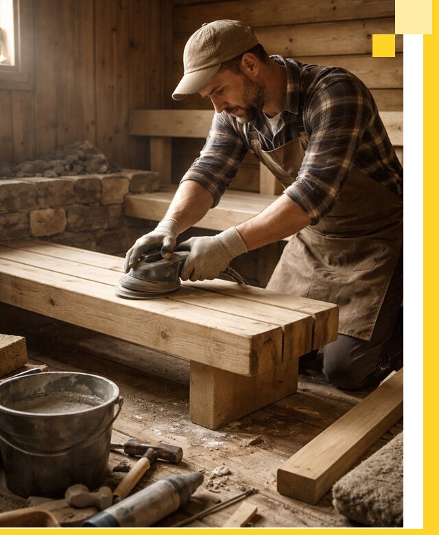 Ремонт бань под ключ в Евпатории с гарантией качества и сроков