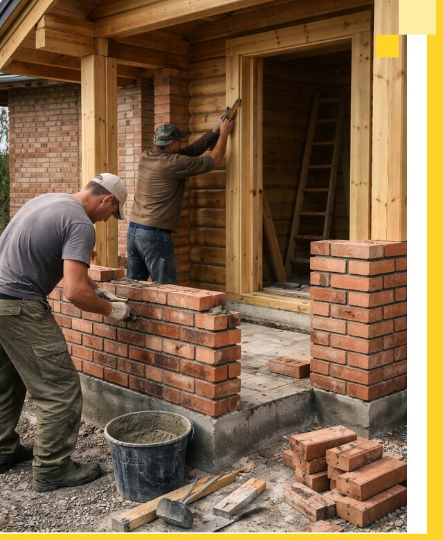 Строительство кирпичных бань под ключ в Евпатории с гарантией качества