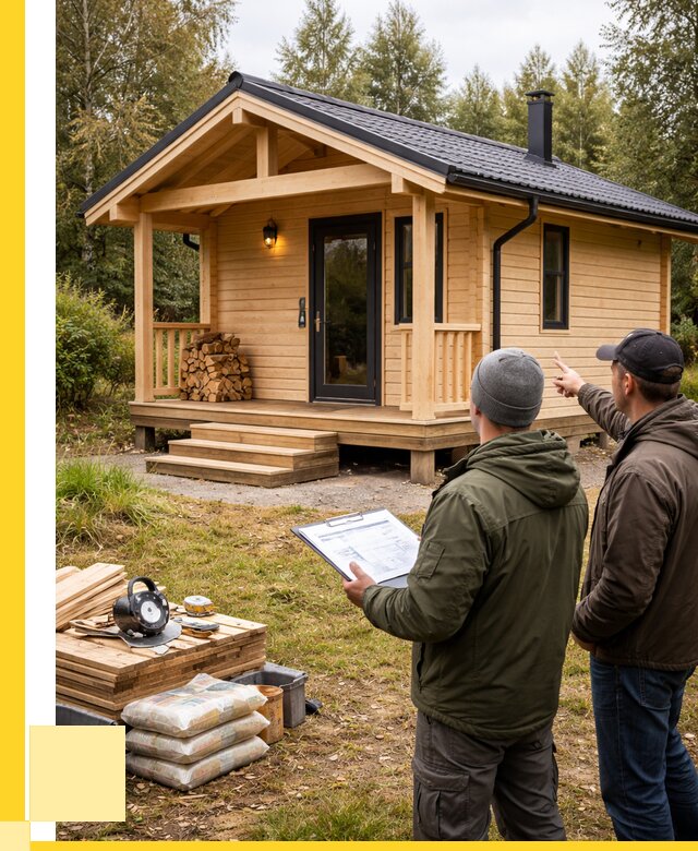 Каркасные бани под ключ в Евпатории от 315990 р. | ЭриданЕвп