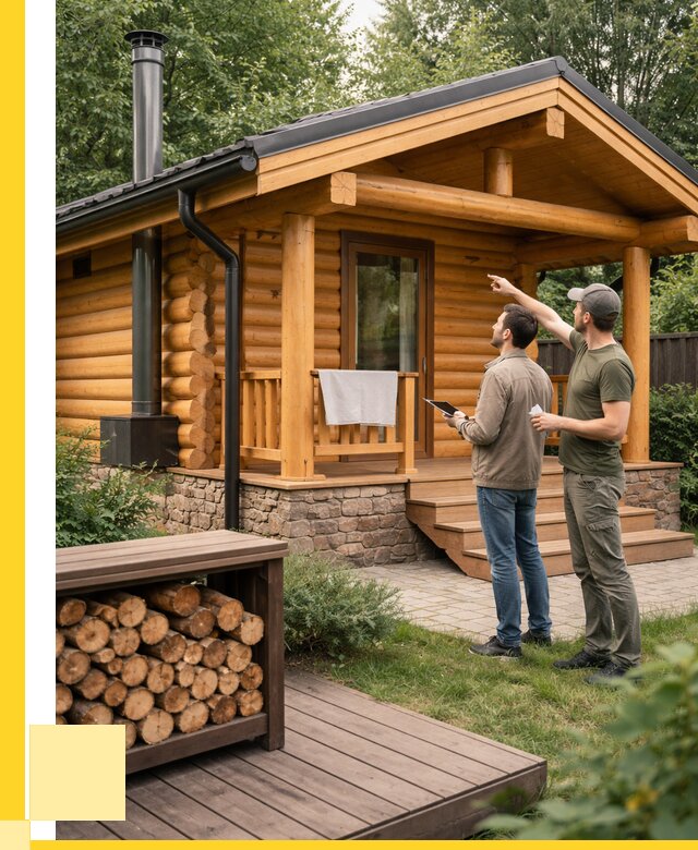 Бани для дачи под ключ в Евпатории от 263325 р. | ЭриданЕвп