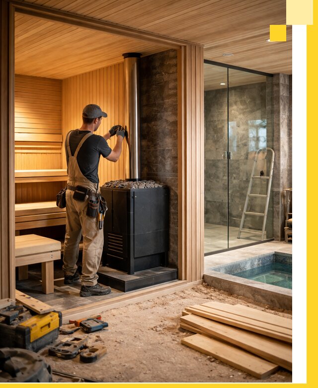 Полное строительство банных комплексов под ключ в Евпатории