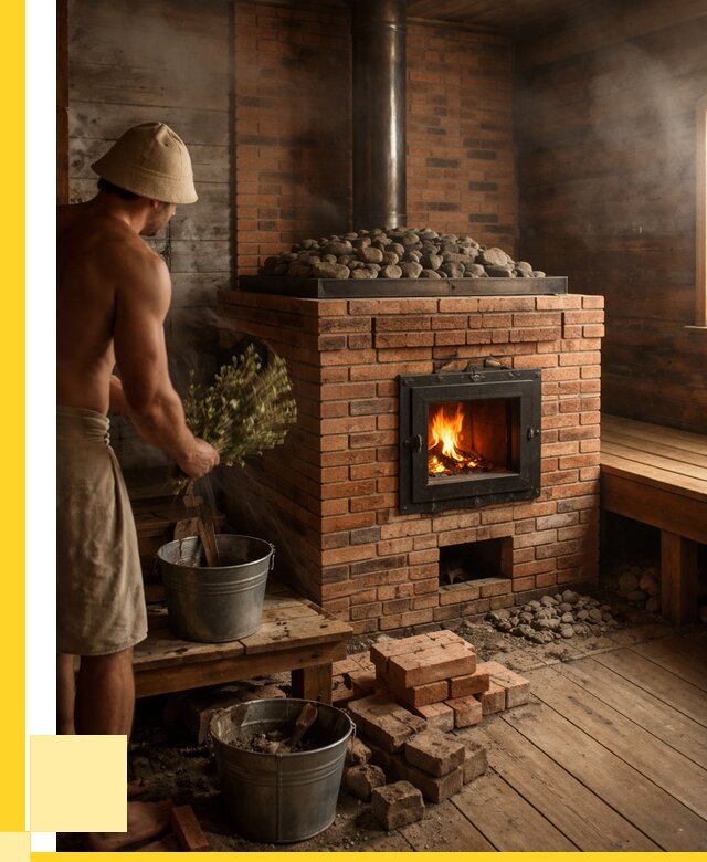 Кирпичные банные печи в Евпатории от 94797 р. | ЭриданЕвп
