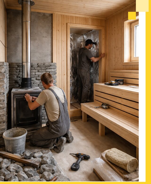 Строительство и изготовление бань под ключ в Евпатории