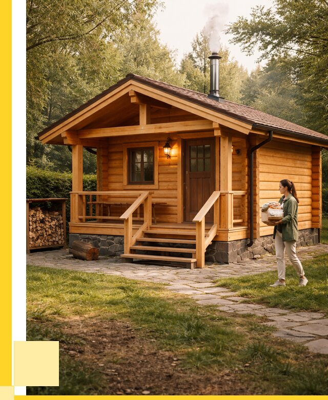 Купить баню под ключ в Евпатории от 684645 р. | ЭриданЕвп