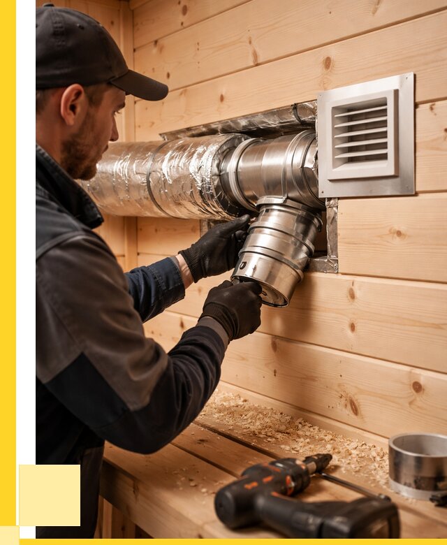 Монтаж вентиляции бани в Евпатории от 12640 р. | ЭриданЕвп