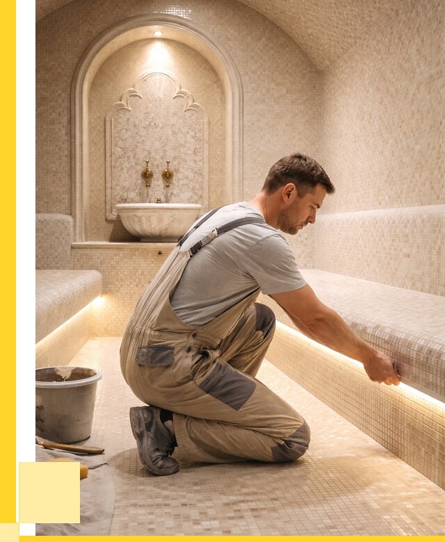 Отделка хамамов под ключ в Евпатории от 5793 р. | ЭриданЕвп