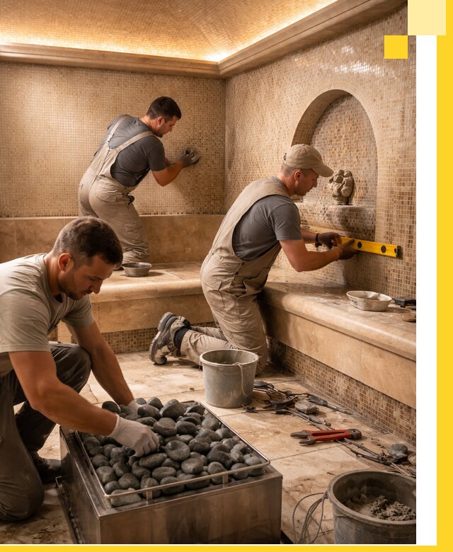 Проектирование и строительство хамама и сауны в Евпатории